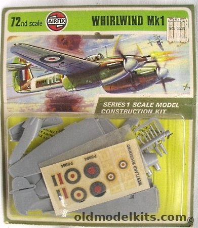 Airfix 1/72 Westland Whirlwind Mk 1 Blister Pack plastic model kit